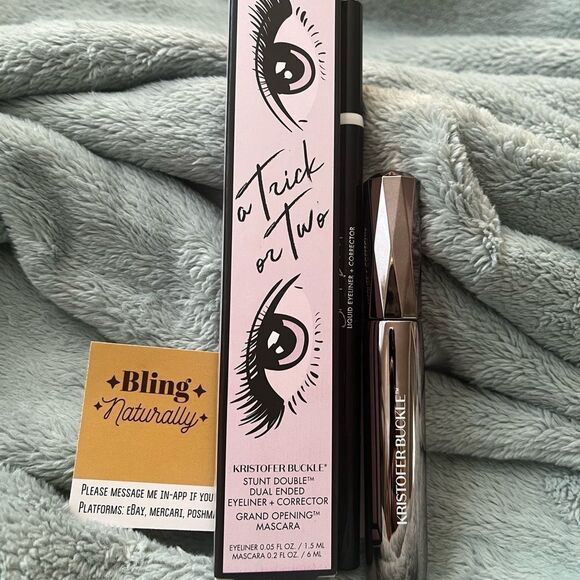Kristofer Buckle Stunt Double Dual Ended Eyeliner Corrector Mascara - Picture 2 of 4